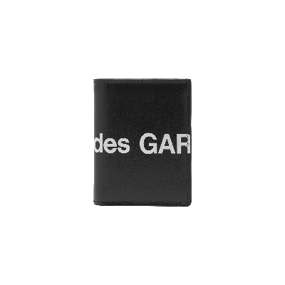Pre-owned Comme Des Garçons Huge Logo Card Holder 'black'