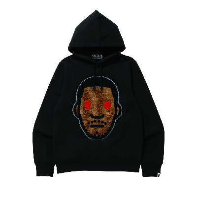 Pre-owned Bape X Kid Cudi Pullover Hoodie 'black'