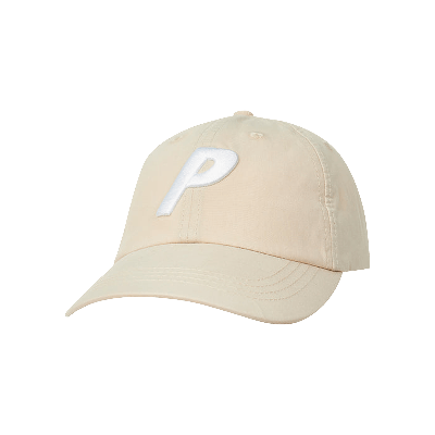 Pre-owned Palace Biowashed 3d P 6-panel 'stone' In Cream