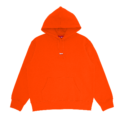 Pre-owned Supreme Underline Hooded Sweatshirt 'bright Orange'
