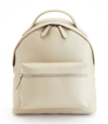 Royce New York Leather Travel Backpack In Taupe
