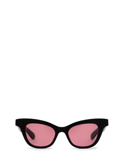 Alexander Mcqueen Eyewear Cat Eyewear Frame Sunglasses In Black