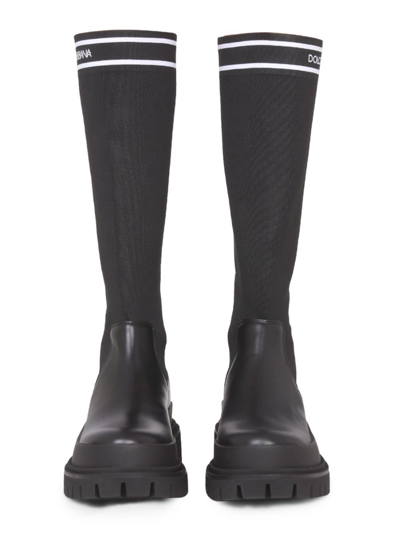 Dolce E Gabbana Women's Black Other Materials Boots