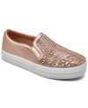 Skechers Women's Street Double Up- Take The Lead Platform Slip-on Casual Sneakers From Finish Line In Champagne