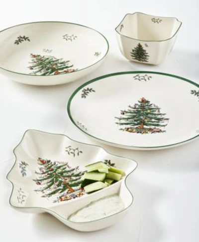 Spode Christmas Tree Serveware Collection In Green