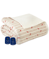 Shavel Micro Flannel 7 Layers Of Warmth Queen Electric Blanket Bedding In Cardinals