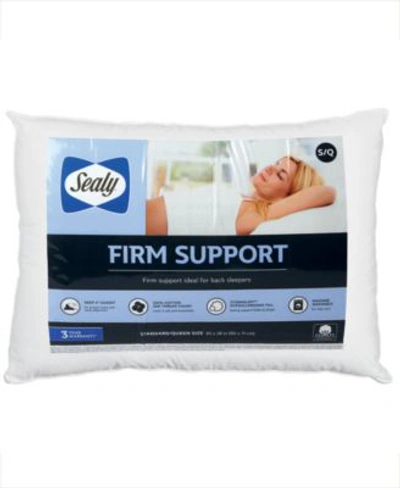 Sealy 100 Cotton Firm Support Pillows In White