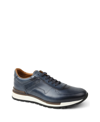 Bruno Magli Men's Davio Low Top Sneakers In Navy Calf