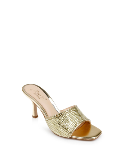 Jewel Badgley Mischka Women's Allison Evening Sandals Women's Shoes In Gold Metallic