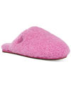 Ugg Maxi Curly Shearling Slide Slippers In Echinacea