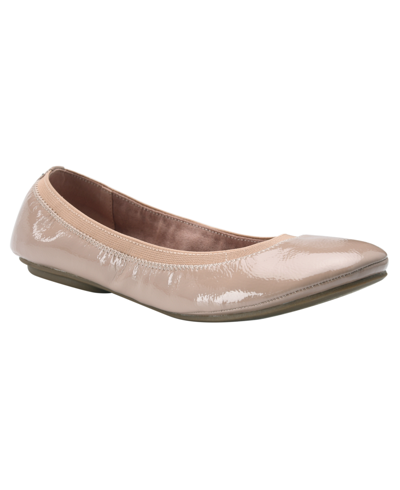 Bandolino Women's Edition Ballet Flats In Light Natural Patent