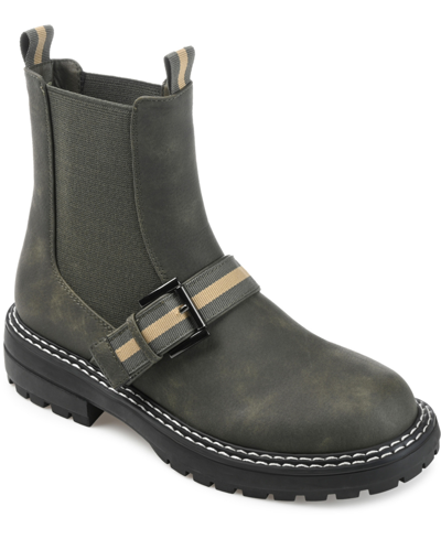 Journee Collection Women's Rilie Booties In Green