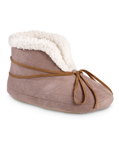 Isotoner Signature Women's Rory Bootie Slippers In Woodberry