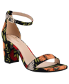 Bandolino Women's Armory Dress Sandals Women's Shoes In Black Floral Multi - Textile