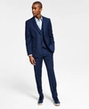 Tommy Hilfiger Mens Modern Fit Th Flex Stretch Solid Suit Separates In Navy