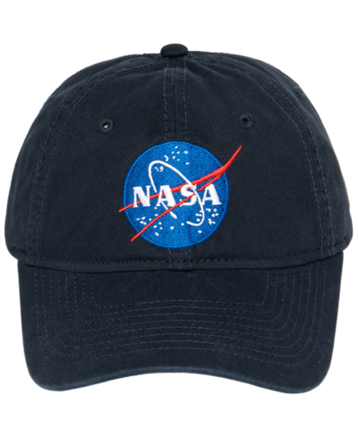 Nasa Men's Low Profile Baseball Adjustable Cap In Navy