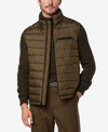 Marc New York Men's Gershwin Channel Quilt Packable Vest In Olive