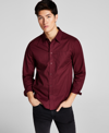 AND NOW THIS MEN'S POPLIN LONG-SLEEVE BUTTON-UP SHIRT