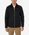 O'neill Bay Trucker Jacket With High Pile Fleece Trim In Black