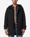 MARC NEW YORK MEN'S TUCKER OXFORD PARKA WITH REMOVABLE QUILTED LINER