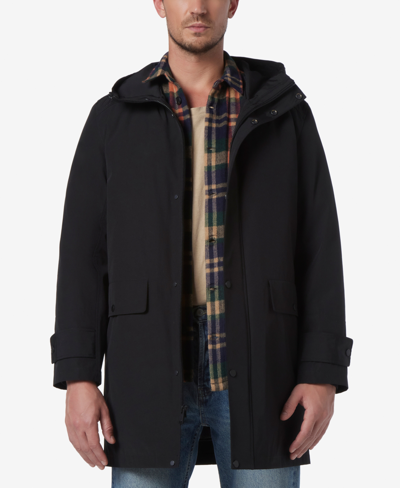Marc New York Men's Tucker Oxford Parka With Removable Quilted Liner In Black