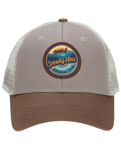 National Parks Foundation Men's Trucker Baseball Adjustable Cap In Smoky Mountain