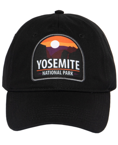 National Parks Foundation Men's Low Profile Baseball Adjustable Cap In Yosemite Black