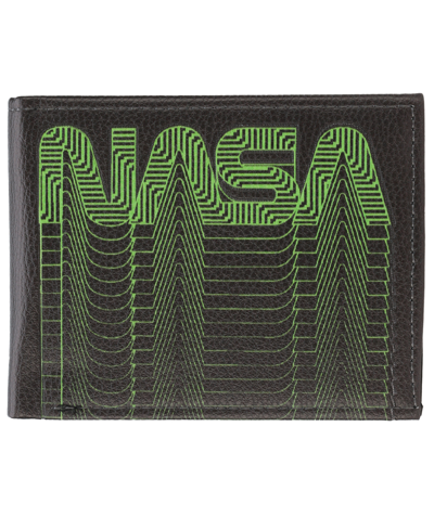 Nasa Men's Bifold Trail Wallet In Black