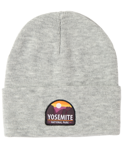 National Parks Foundation Men's Cuffed Knit Beanie In Yosemite Gray