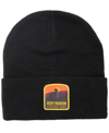 National Parks Foundation Men's Cuffed Knit Beanie In Rocky Mountain Black