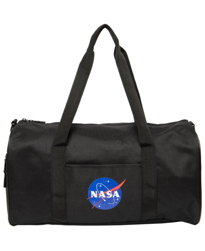 Nasa Men's Travel Logo Basic Duffle Bag In Black