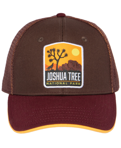 National Parks Foundation Men's Trucker Baseball Adjustable Cap In Joshua Tree