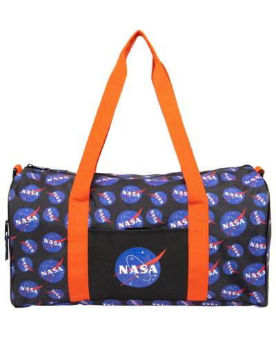 Nasa Men's Travel Logo Basic Duffle Bag In Navy