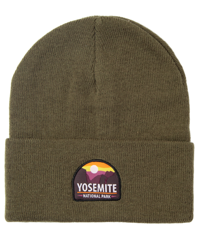 National Parks Foundation Men's Cuffed Knit Beanie In Yosemite Olive