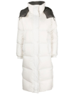 Yves Salomon Two-tone Reversible Padded Jacket In Grey