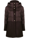 HERNO PADDED SINGLE-BREASTED COAT