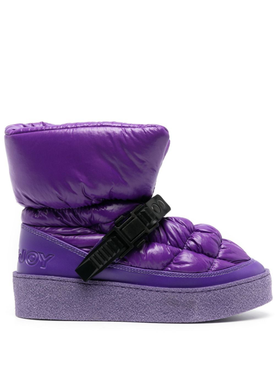 Khrisjoy Ankle Boots In Viola Polyamide In Purple