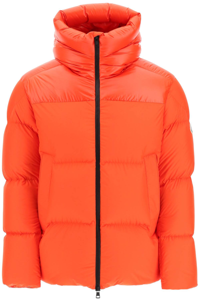 Moncler Men's Damavand Quilted Puffer Jacket In Orange
