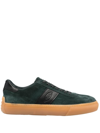 Tod's Suede Sneakers In Green
