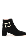 ROGER VIVIER ROGER VIVIER 'SO VIVIER' SUEDE LEATHER ANKLE BOOTS