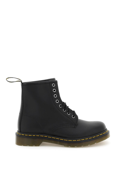 Dr. Martens' Dr.martens 1460 Nappa Lace-up Combat Boots In Black