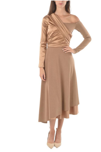 Fendi Women's  Beige Other Materials Dress