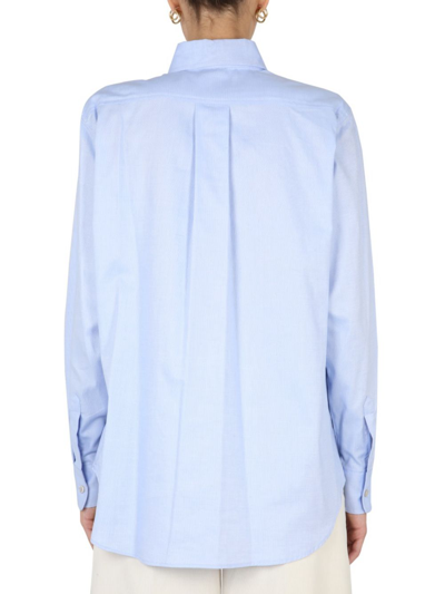 Ballantyne Oxford Shirt In Light Blue