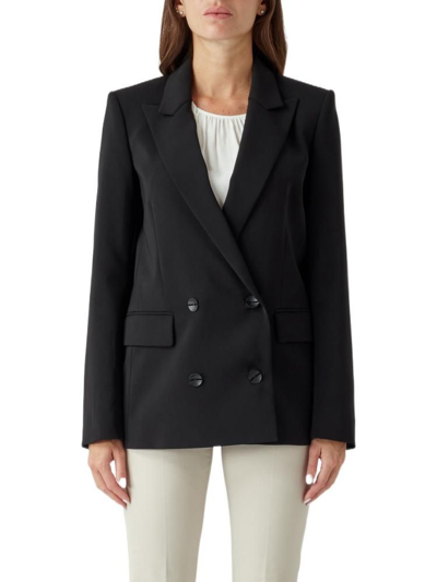 Patrizia Pepe Women's  Black Other Materials Outerwear Jacket
