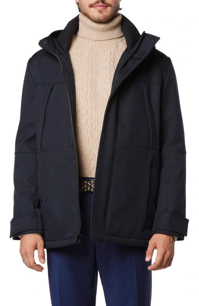 Andrew Marc Tompkins Parka Jacket In Ink