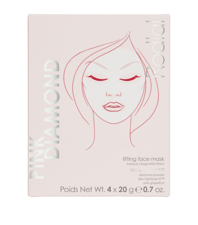 Rodial Pink Diamond Lifting Face Mask (4 X 20g) In Multi