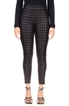 Sanctuary Runway Plaid Leggings In Coated Plaid