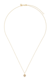 Sydney Evan Baby Robot Charm Tiffany Chain 14k Gold Diamond Necklace In Gold