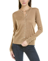 Brooks Brothers Wool Cardigan In Brown