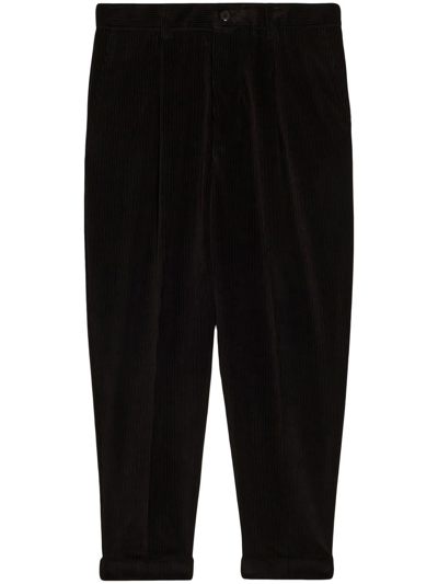 Ami Alexandre Mattiussi Carrot Oversized Trousers In Black